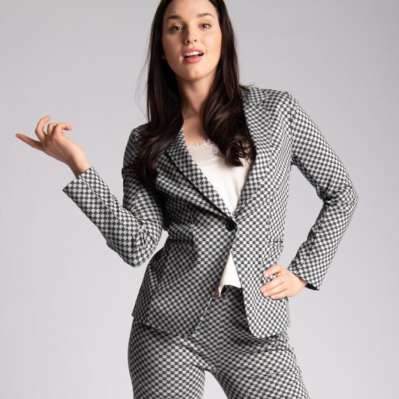 Betabrand Catstooth Blazer - NWT- Size L - Picture 2 of 7
